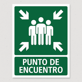 Señalética "Punto de encuentro"