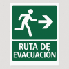 Señalética "Ruta de evacuación"