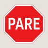 Señalética "Pare"