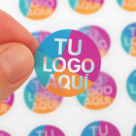 Etiquetas PVC transparente