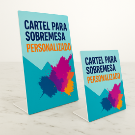 Carteles de mesa L