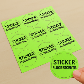 Stickers fluorescentes