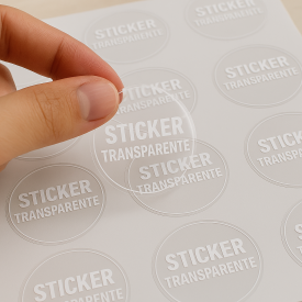 Stickers transparentes
