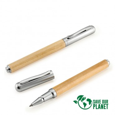 Roller Pen Bamboo y Metal