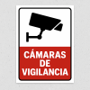 Señalética diseño "Cámaras de vigilancia"