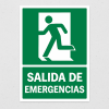 Señalética "Salida de emergencias"