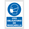Señalética "Uso obligatorio de mascarilla"