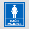 Señalética "Baño mujeres"