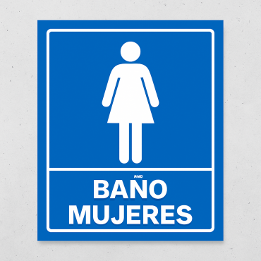 Señalética "Baño mujeres"