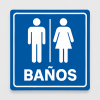 Señalética "Baños"