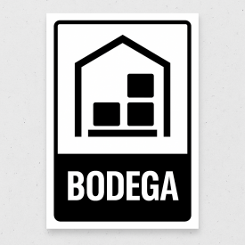 Señalética "Bodega"