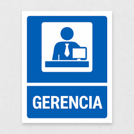 Señalética "Gerencia"