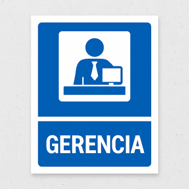 Señalética "Gerencia"