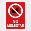 Señalética "No molestar"