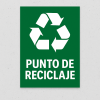 Señalética "Punto de reciclaje"