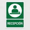 Señalética "Recepción"