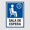 Señalética "Sala de espera"