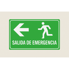 Señalética "Salida de emergencia"